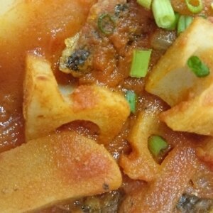 缶詰でさばのトマト煮